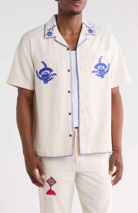 Raga Man Gopal Embroidered Camp shirt