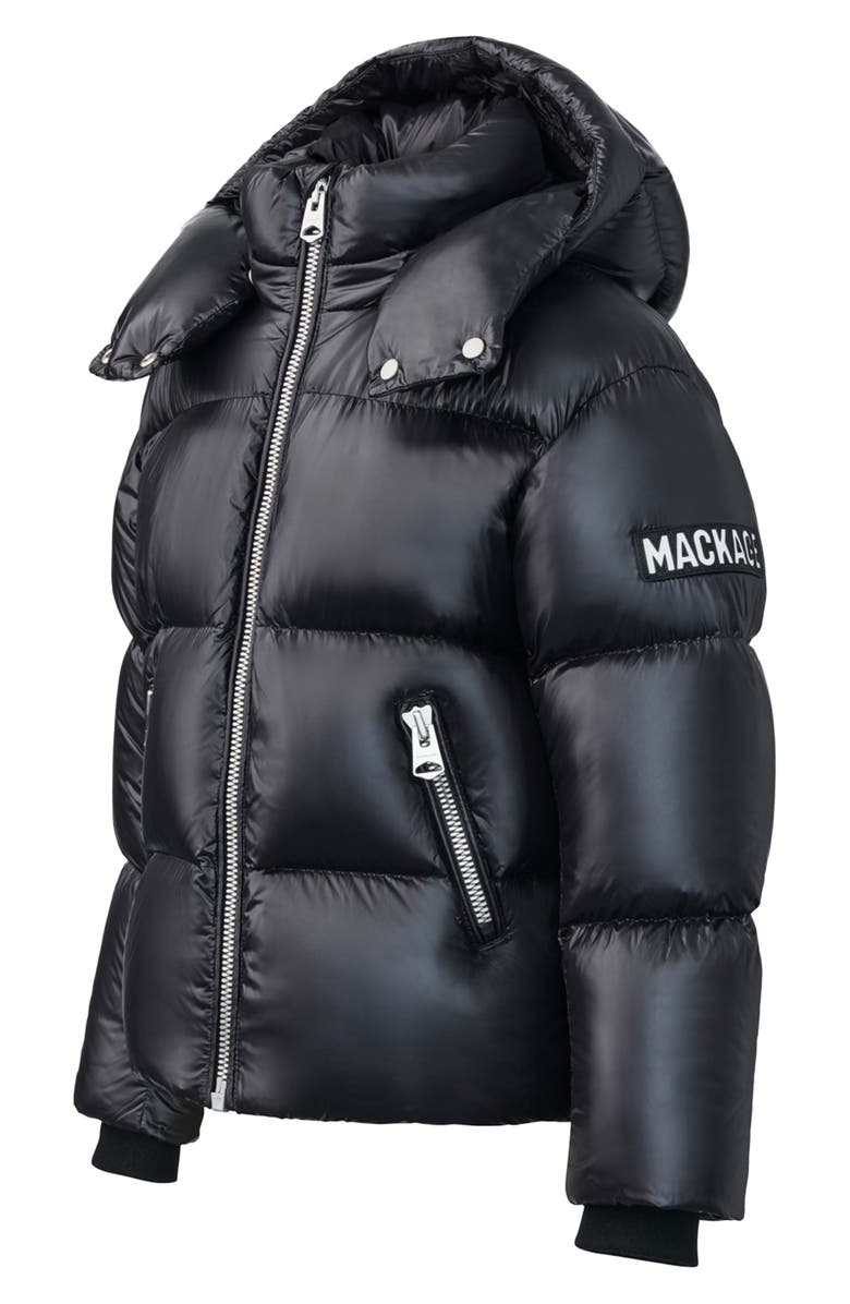 Mackage Kids' Jesse Water Repellent 800 Fill Power Down Puffer Coat, Alternate, color, Black
