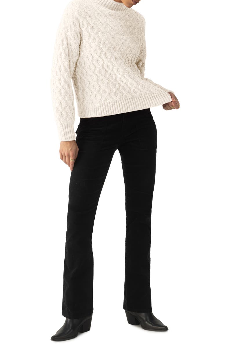 Sanctuary Cable Stitch Chenille Sweater, Alternate, color, 