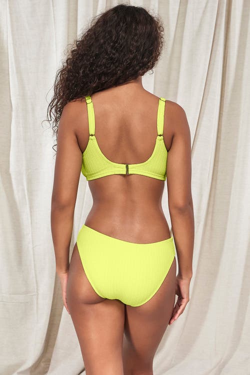 Pacifica By Sunsets Oceana Bikini Swimsuit Top In Green