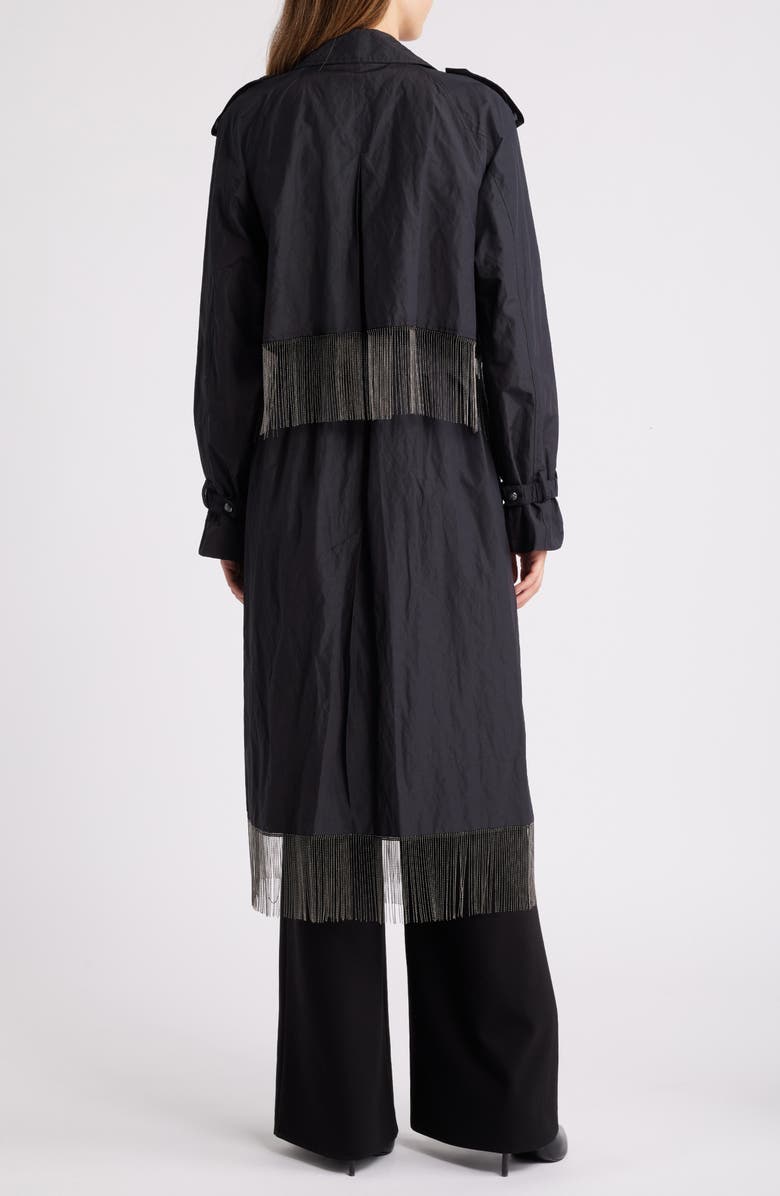 KOBI HALPERIN Orly Chain Fringe Trench Coat, Alternate, color, 