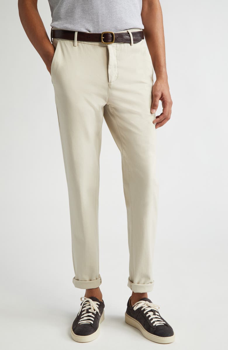 Eleventy Stretch Cotton Blend Chinos, Main, color,