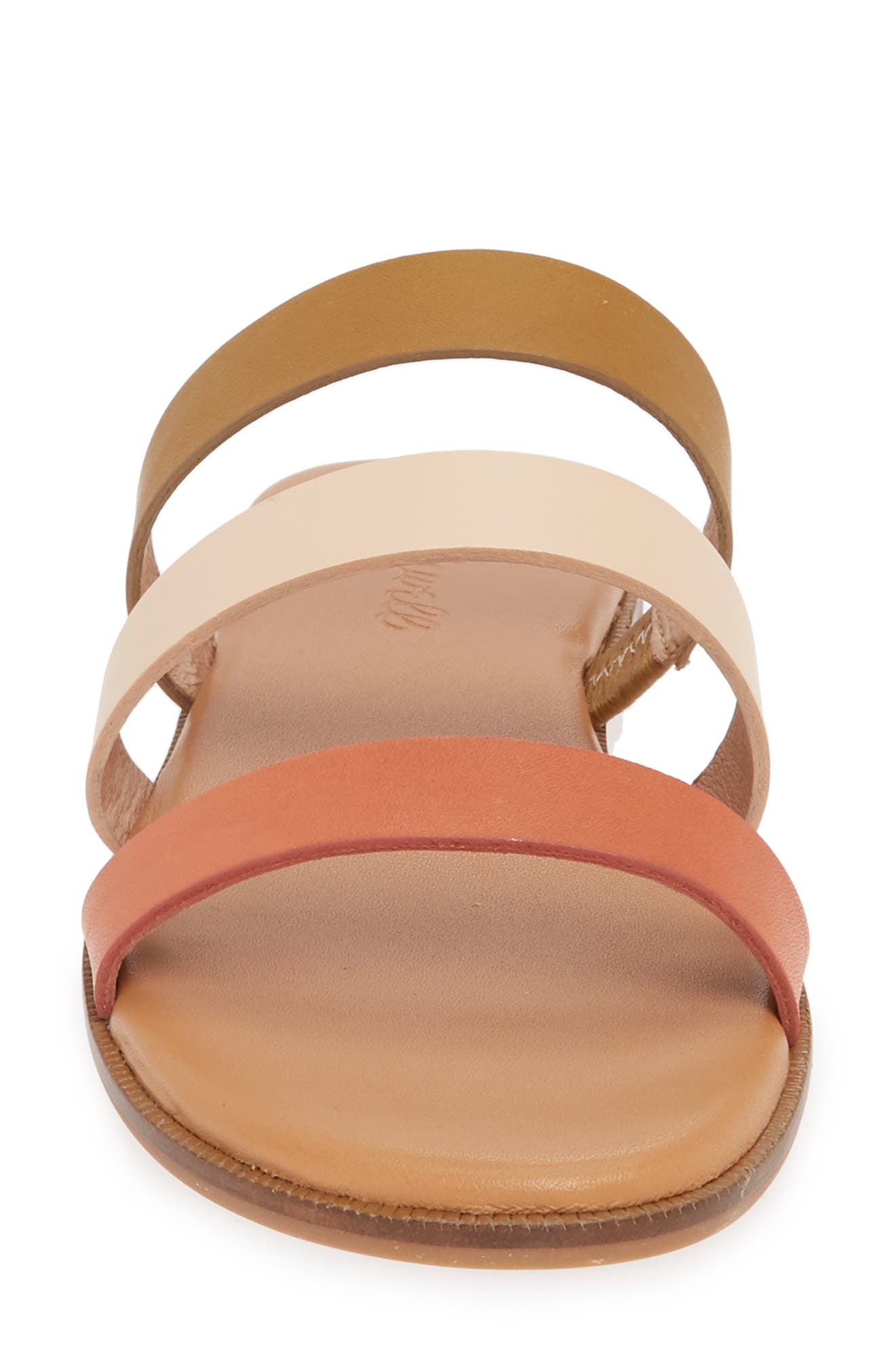 Madewell The Ilana Colorblock Slide Sandal, Alternate, color, 