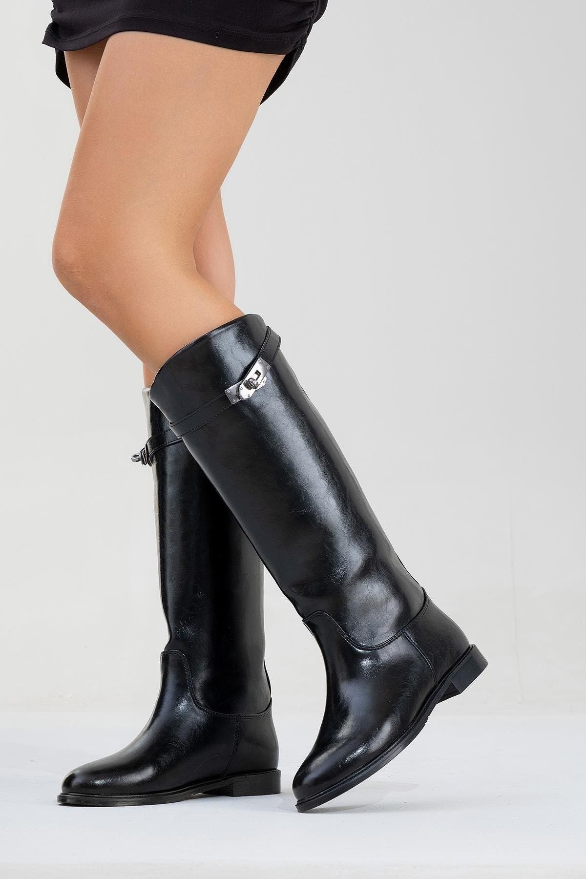 Prologue Shoes Yoko Knee High Boot, Alternate, color, Black Faux Leather