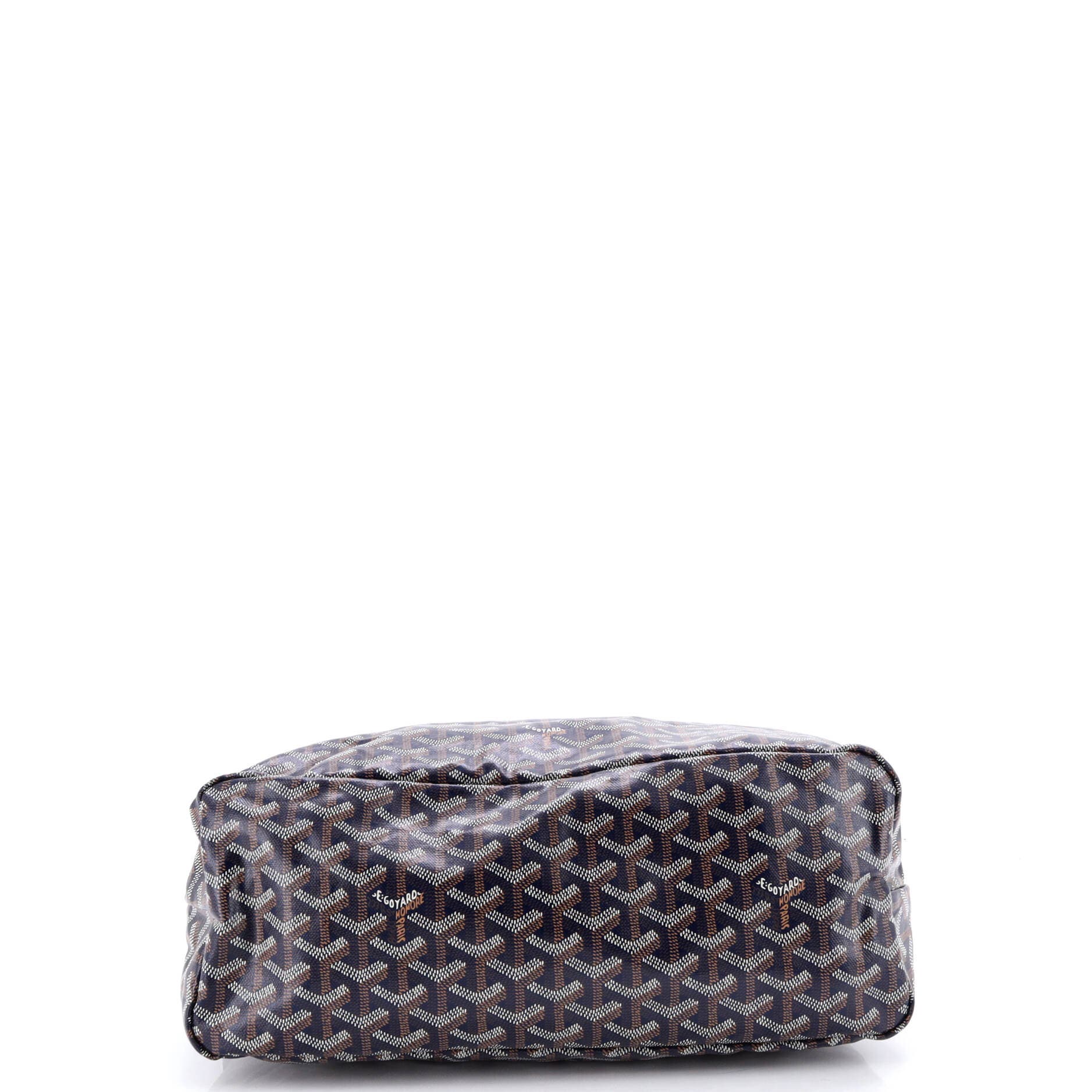 Pre-Owned Goyard Boheme Hobo Coated Canvas, Alternate, color, Blue