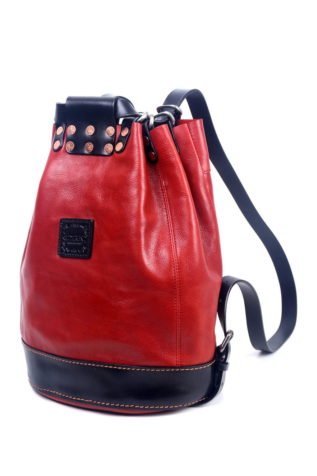 OLD TREND Stars Align Leather Bucket Backpack, Alternate, color, 