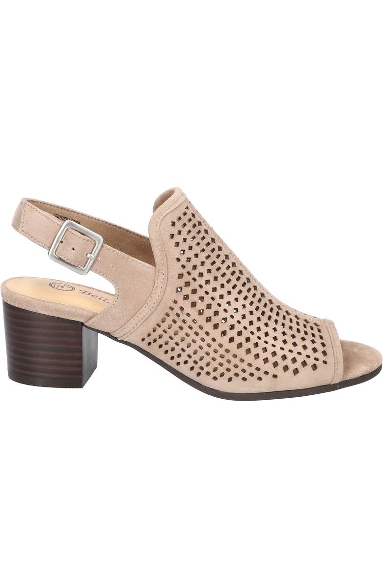 Bella Vita Emmalyn Sandal, Alternate, color, Almond Suede Leather