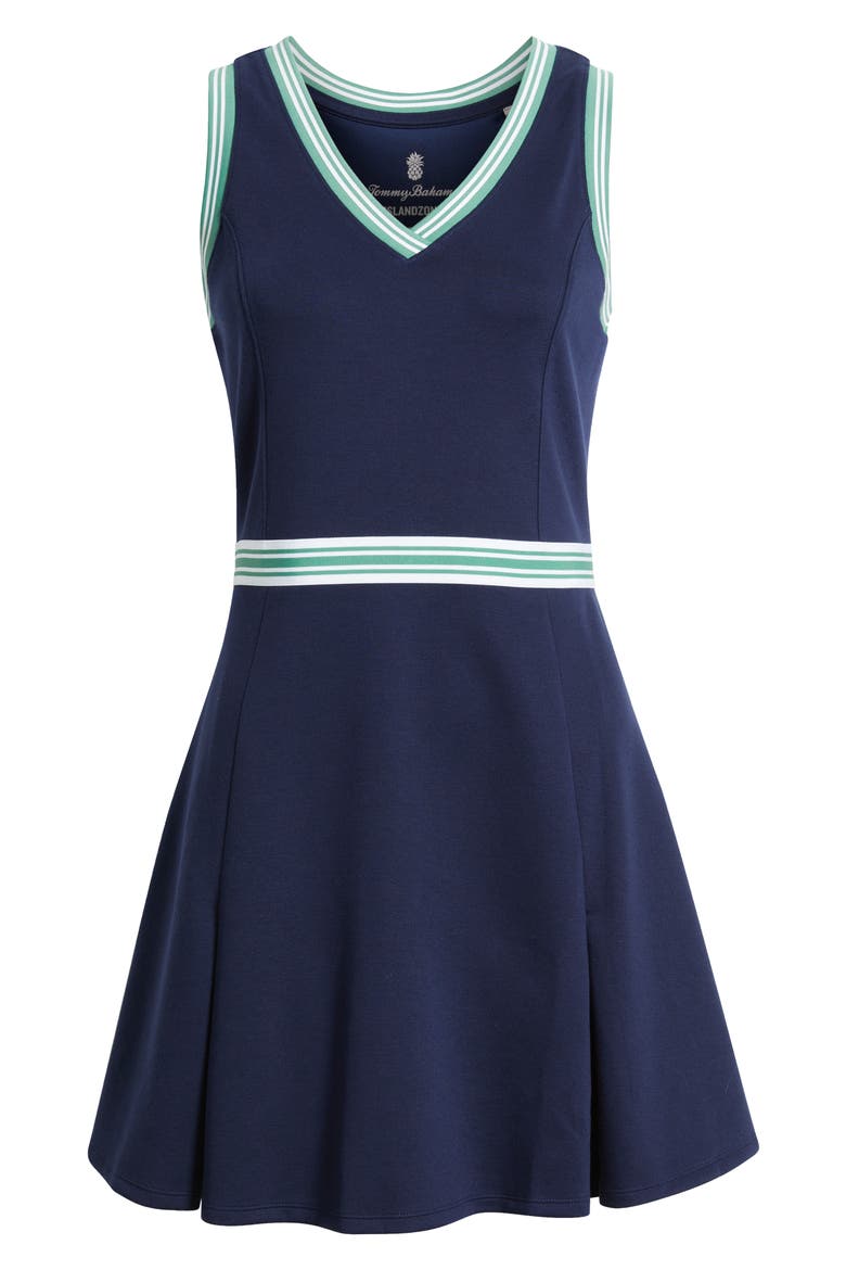 Coastal Bay Sleeveless Fit & Flare Dress, Alternate, color, COASTLINE
