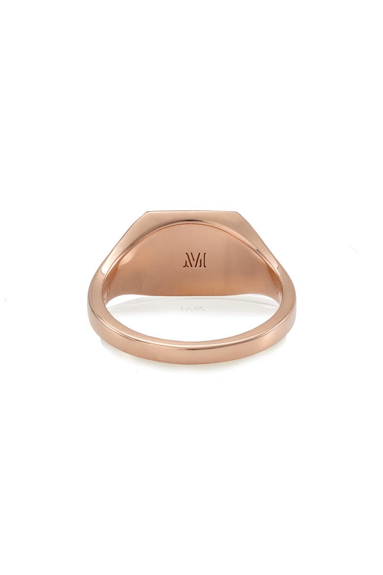 Signature Signet Ring, Alternate, color, ROSE GOLD