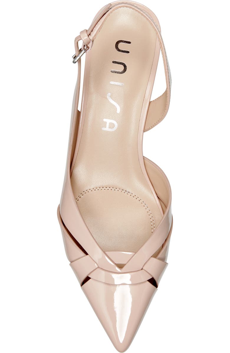 UNISA Kitten Heel Slingback Pump, Alternate, color, Light Natural