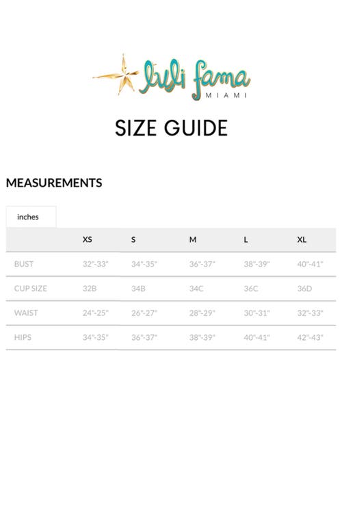 Luli Fama Wavey Triangle Top In Gold