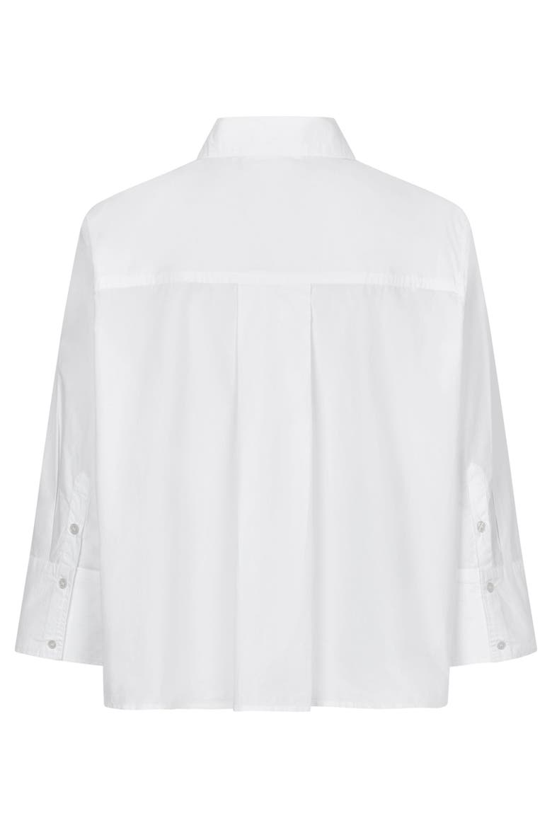 Mailonka Three Quarter Sleeved Shirt, Alternate, color, White