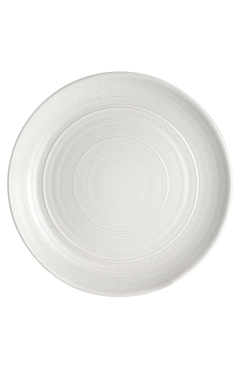 Gibson Millrook 4 Piece 7in Stoneware Appetizer Plate Set, Alternate, color, Off-White