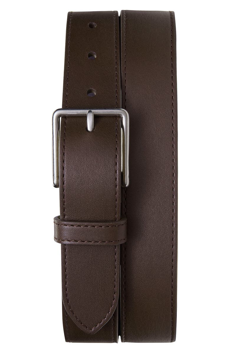 Shinola Leather Belt, Alternate, color, Brown