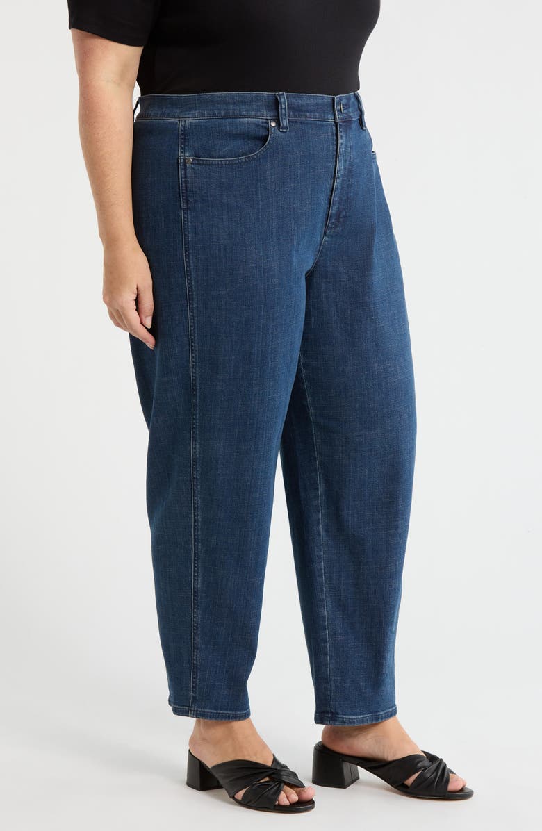 Eileen Fisher Ankle Lantern Jeans, Alternate, color, Midnight Indigo