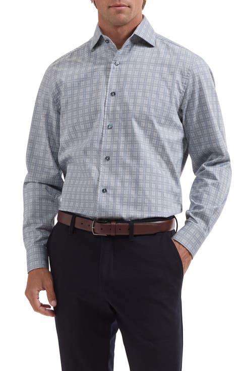 Alvin Plaid Long Sleeve Button Up Shirt