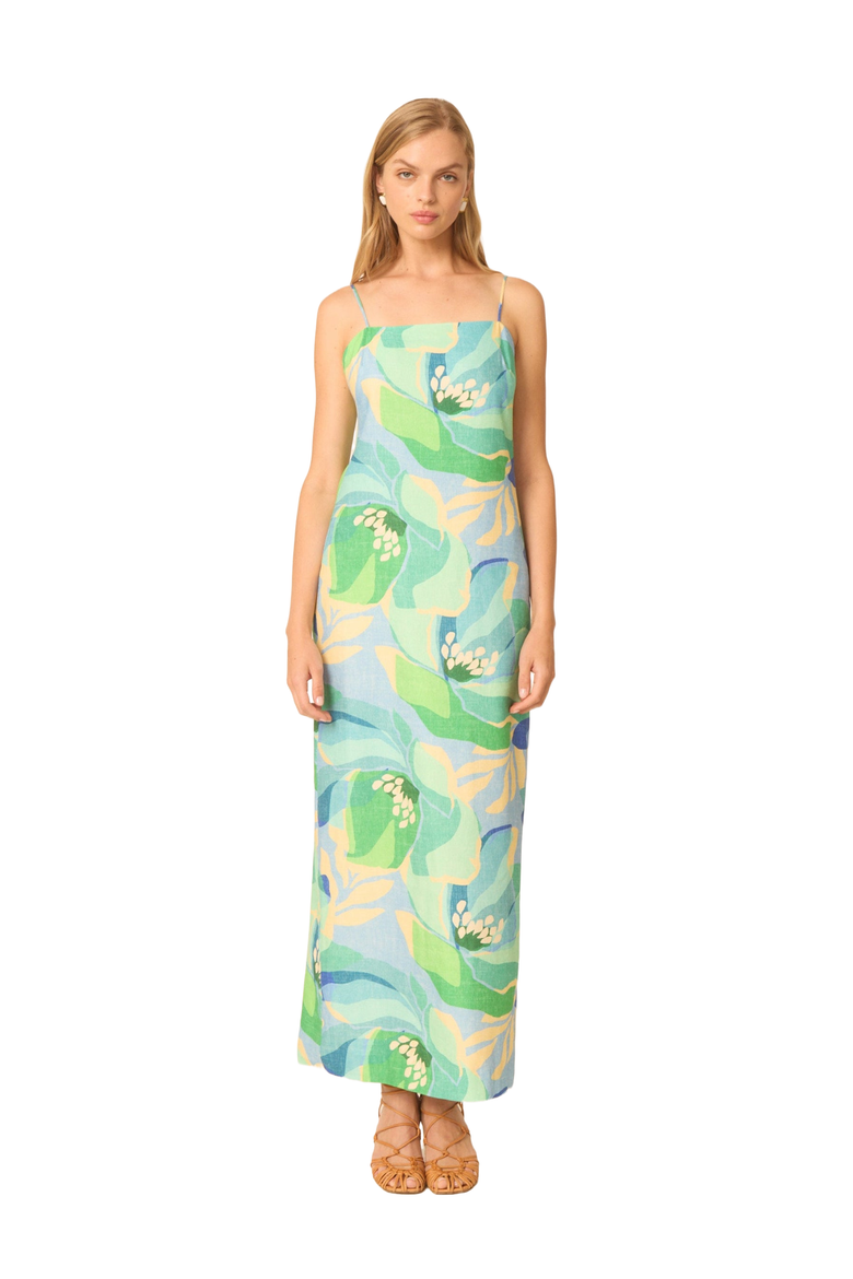 Flyn Dress, Main, color, Maldives print