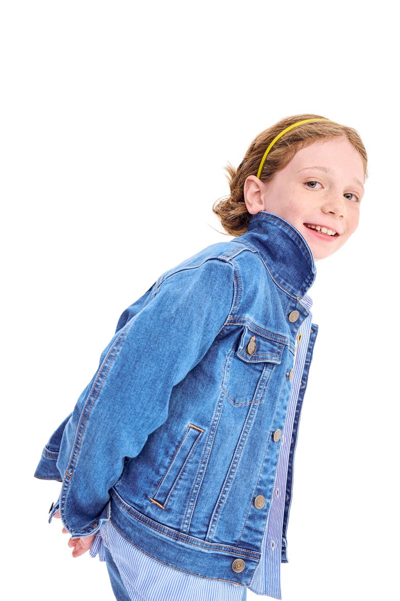 Kids Denim Jacket, Alternate, color, Classic Wash