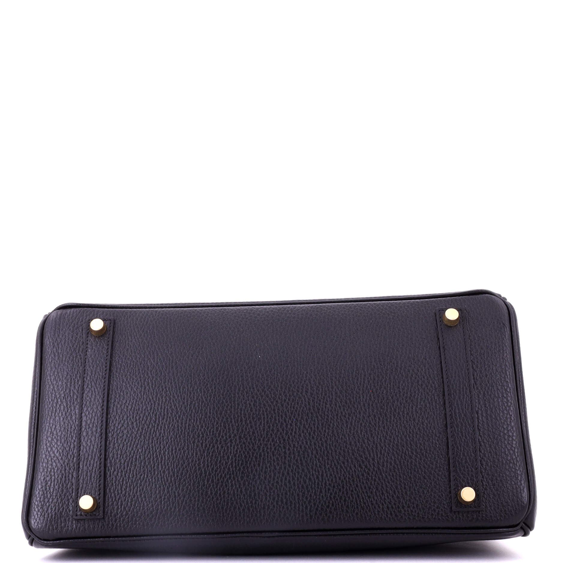 Pre-Owned Hermes Birkin Handbag Black Ardennes with Gold Hardware 35, Alternate, color, Noir