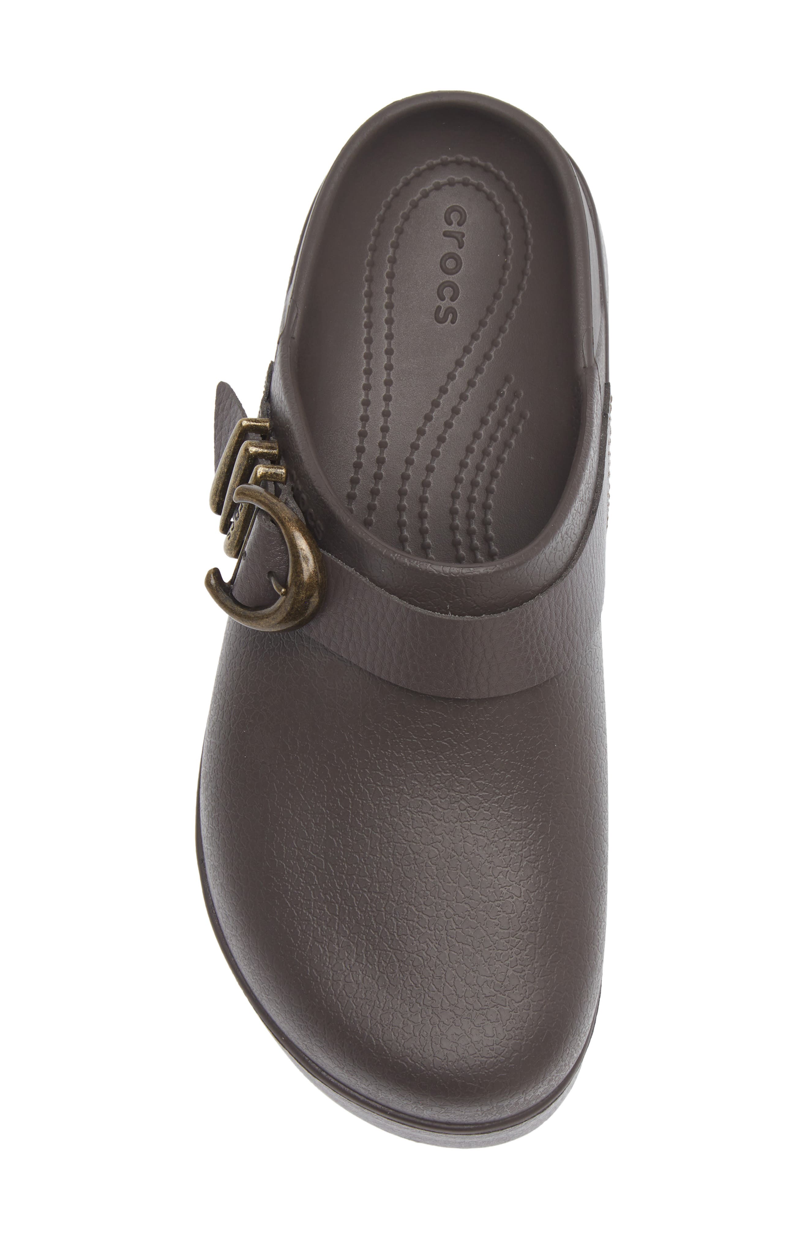 Dylan Boho Buckle Platform Clog, Alternate, color, ESPRESSO