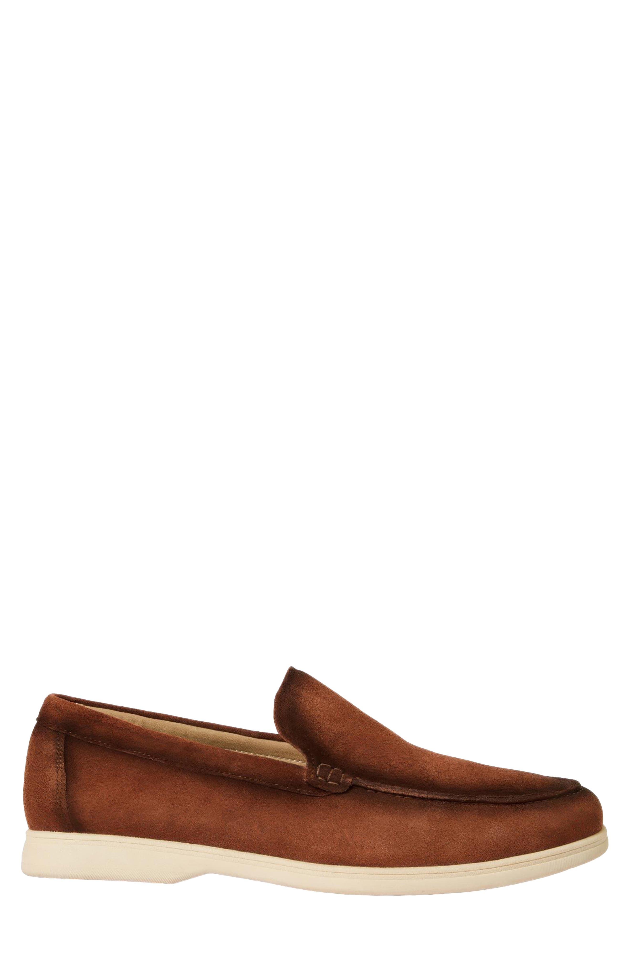 Mason Venetian Loafer, Alternate, color, BROWN SUEDE
