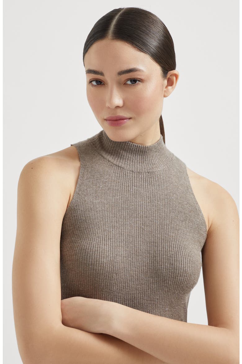 Knit top, Alternate, color, Light Brown