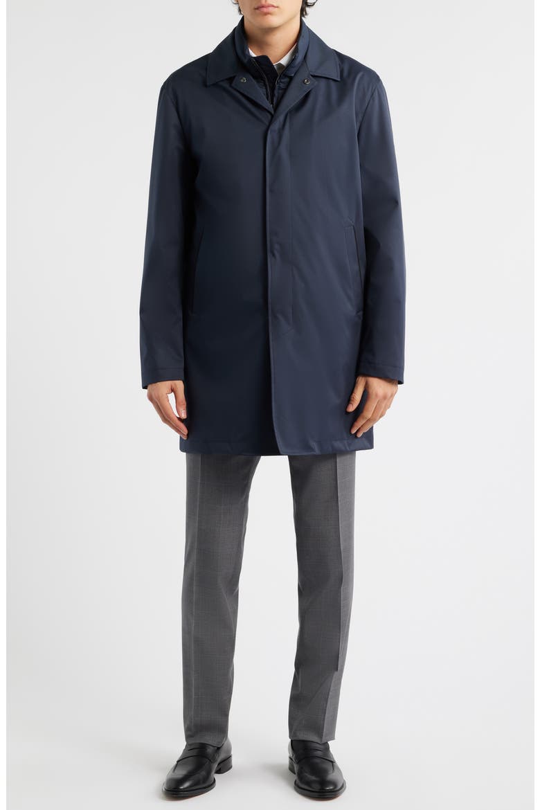 Ultralight Waterproof Car Coat with Removable Bib, Alternate, color, NAVY