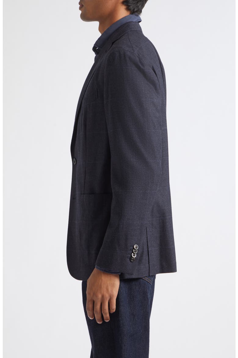Wool Double Cloth Sport Coat, Alternate, color, NAVY
