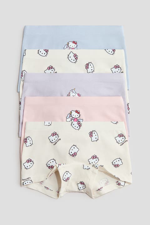 5-pack Printed Cotton Boxer Briefs