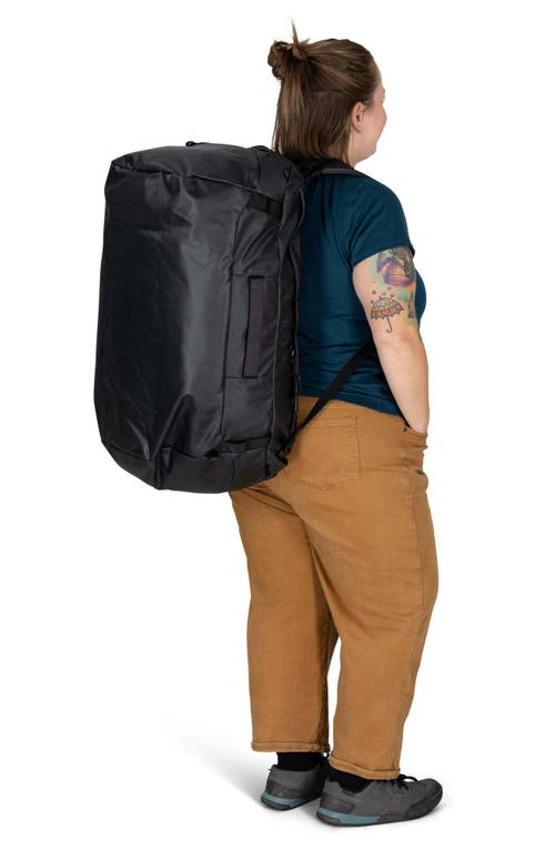 Osprey Transporter 65-liter Duffle Luggage In Raven Black/black
