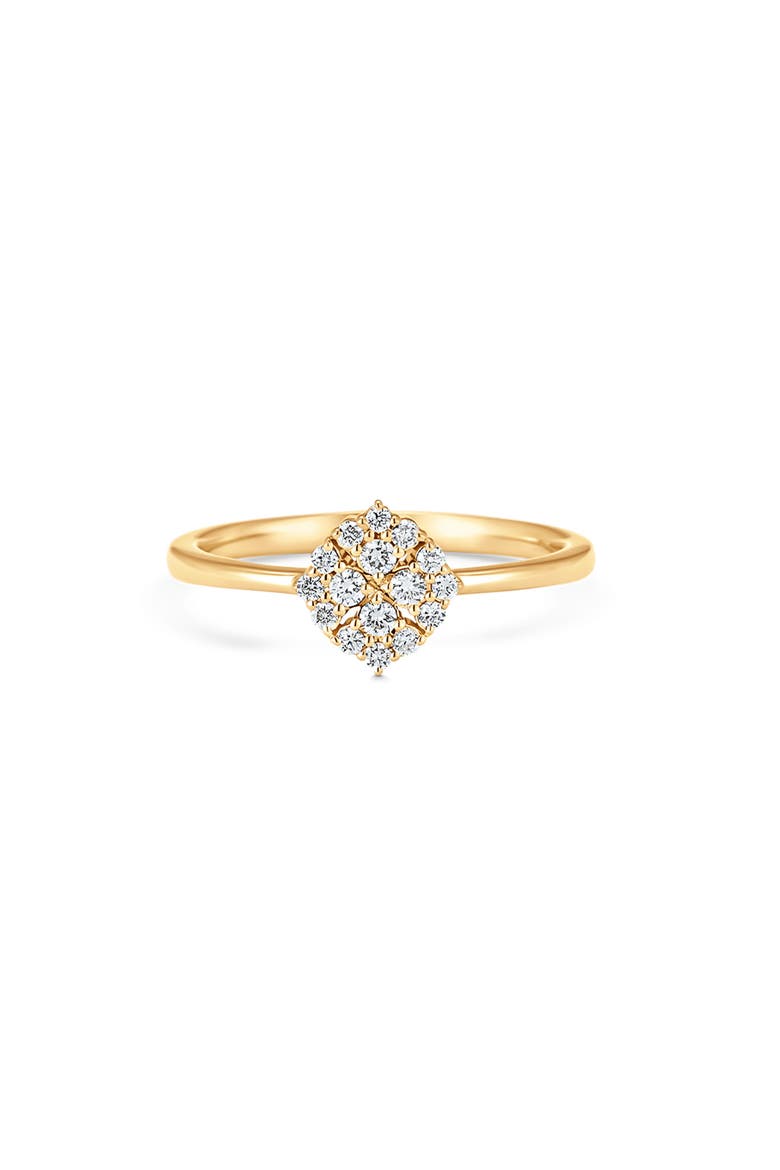 Flora Diamond Ring, Main, color, YELLOW GOLD
