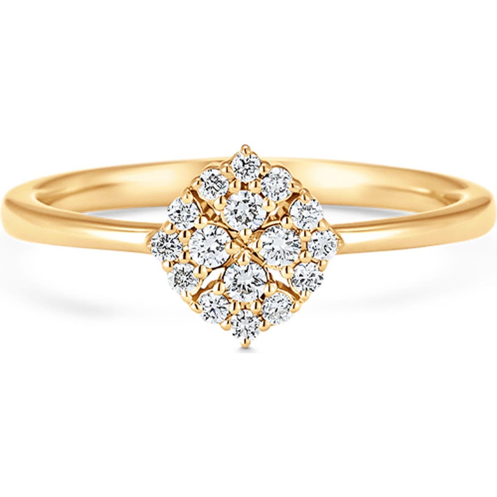 Sara Weinstock Flora Diamond Ring In Yellow Gold