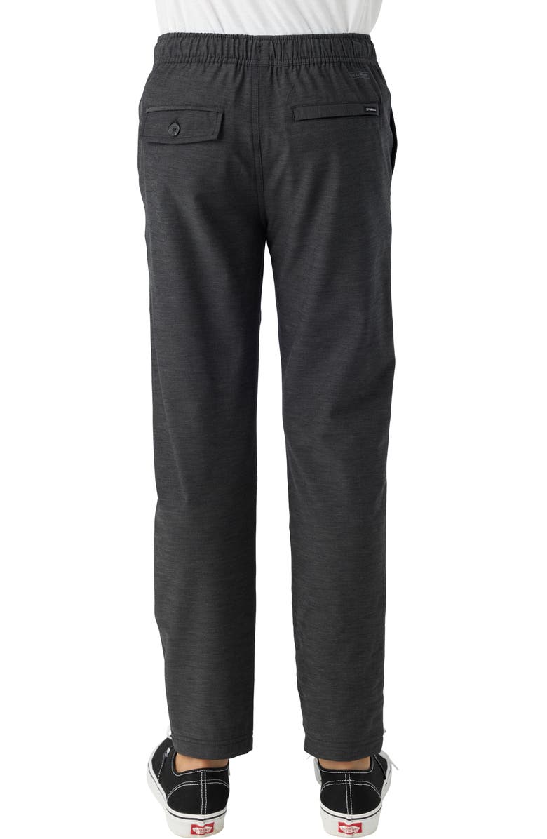 O'Neill Kids' Venture Water Repellent Elastic Waist Pants, Alternate, color, Black