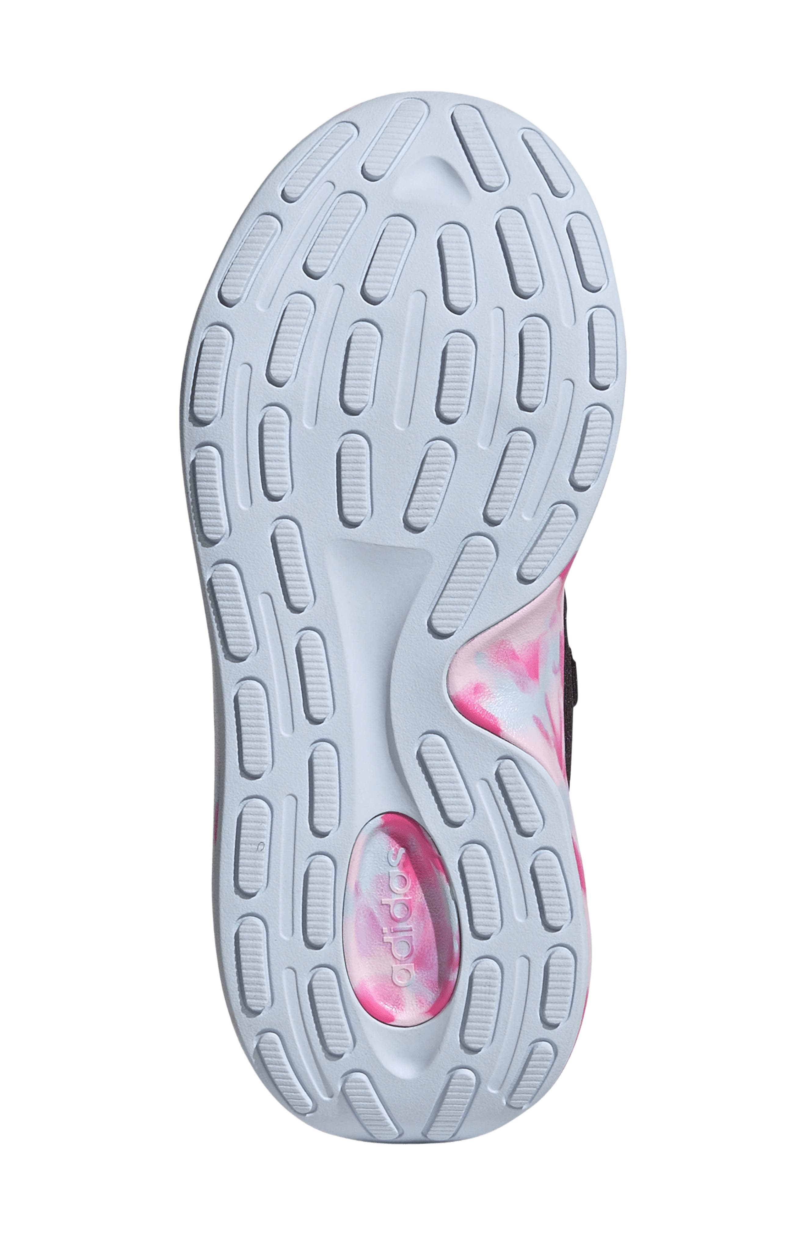 adidas Kids' Lite Racer Adapt 8.0 Sneaker, Alternate, color, Black/ Crystal Sky/ Shock Pink