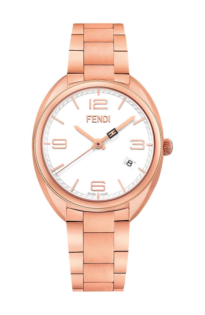 Fendi Womens Momento Swiss Quartz Bracelet Watch, 34mm, Main, color,