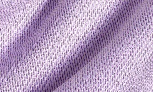 David Donahue Trim Fit Micro Dobby Cotton Dress Shirt In Purple