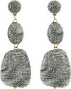 Panacea Metallic Thread Drop Earrings