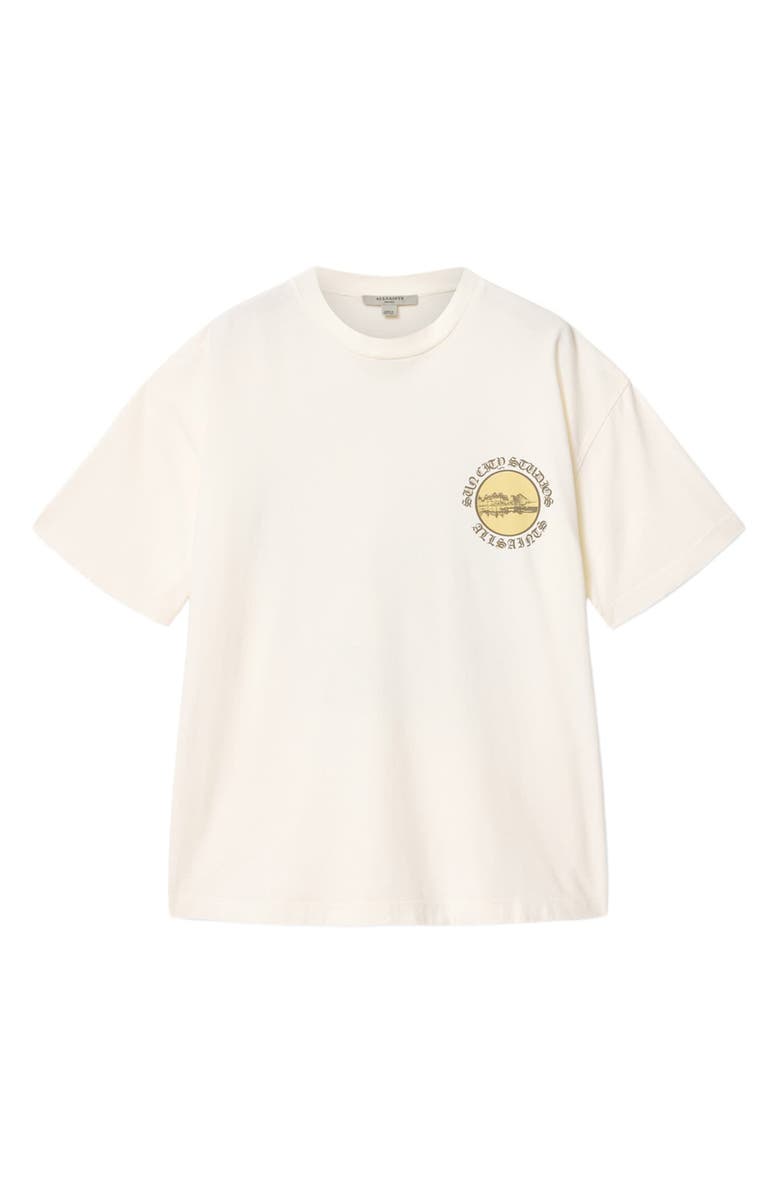 AllSaints Sun City Etta Graphic T-Shirt, Alternate, color, Egret White