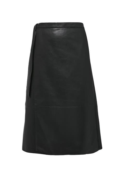 As B Y Df Tallulah Leather Skirt In Black