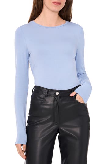 Halogen ® Crewneck Long Sleeve T-shirt