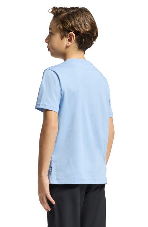 Psycho Bunny Kids' Baxter Textured Graphic T-shirt In Serenity