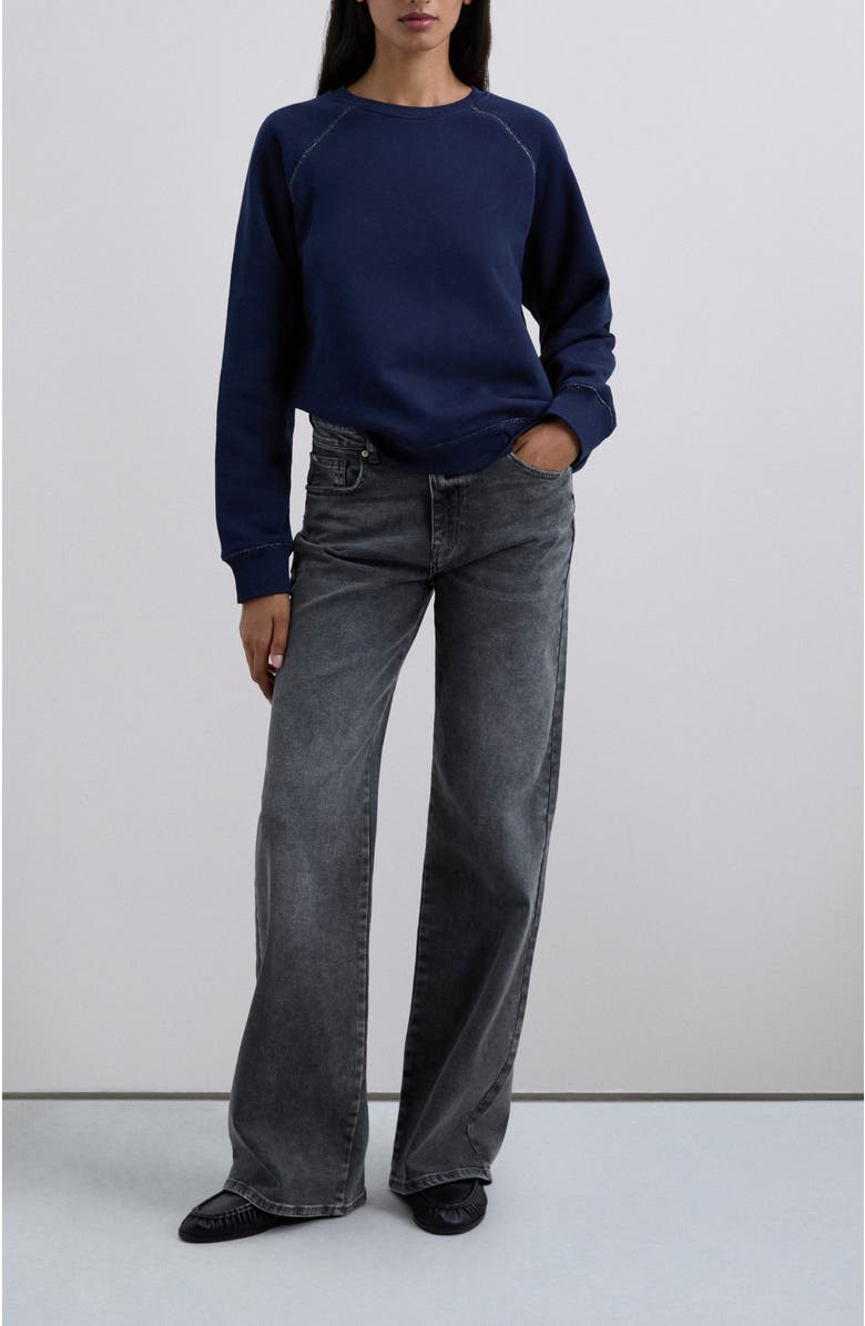 Scalpers Verticallogo Sweater, Alternate, color, Navy