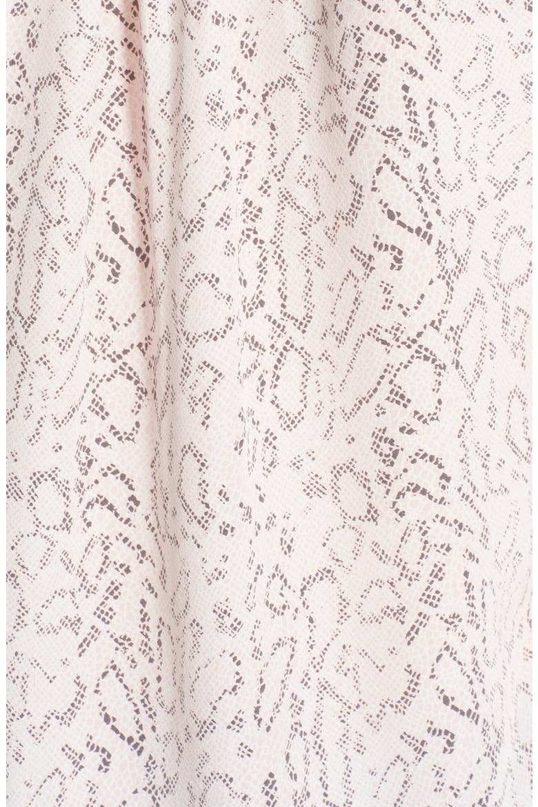'Peterson B' Print Silk Top, Alternate, color, BLUSH