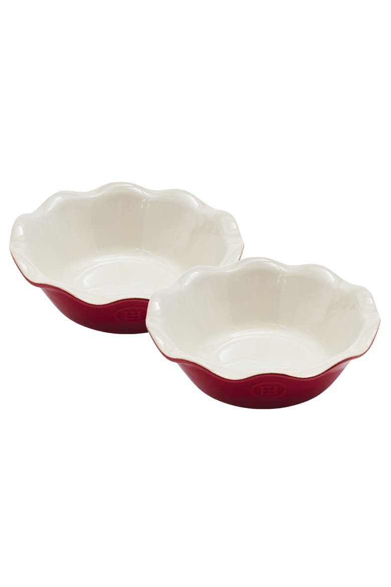 Mini Pie Dish, Set of 2, Main, color, Rouge