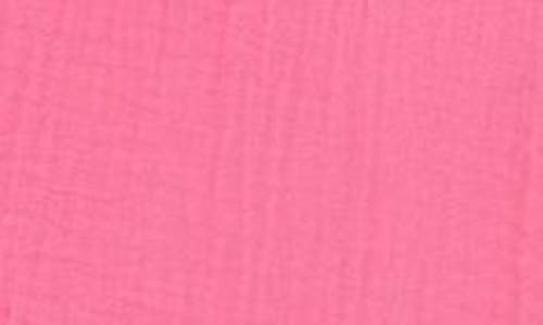 Peek Aren't You Curious Kids' Embroidered Cotton Gauze Jumpsuit In Pink