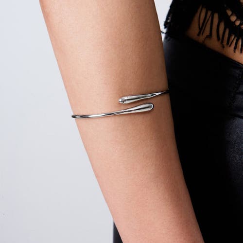Shop Lucy Quartermaine Cross Open Drop Bangle