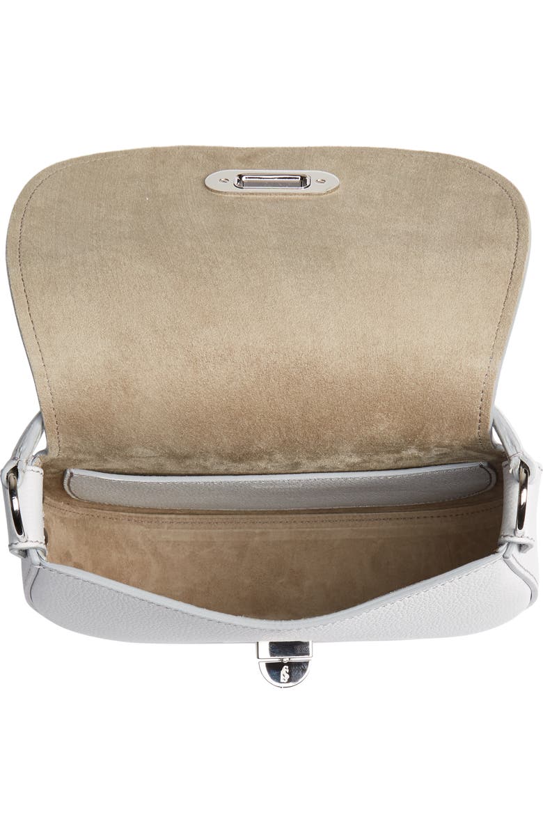 Serapian Milano Mini Luna Leather Top Handle Bag, Alternate, color,