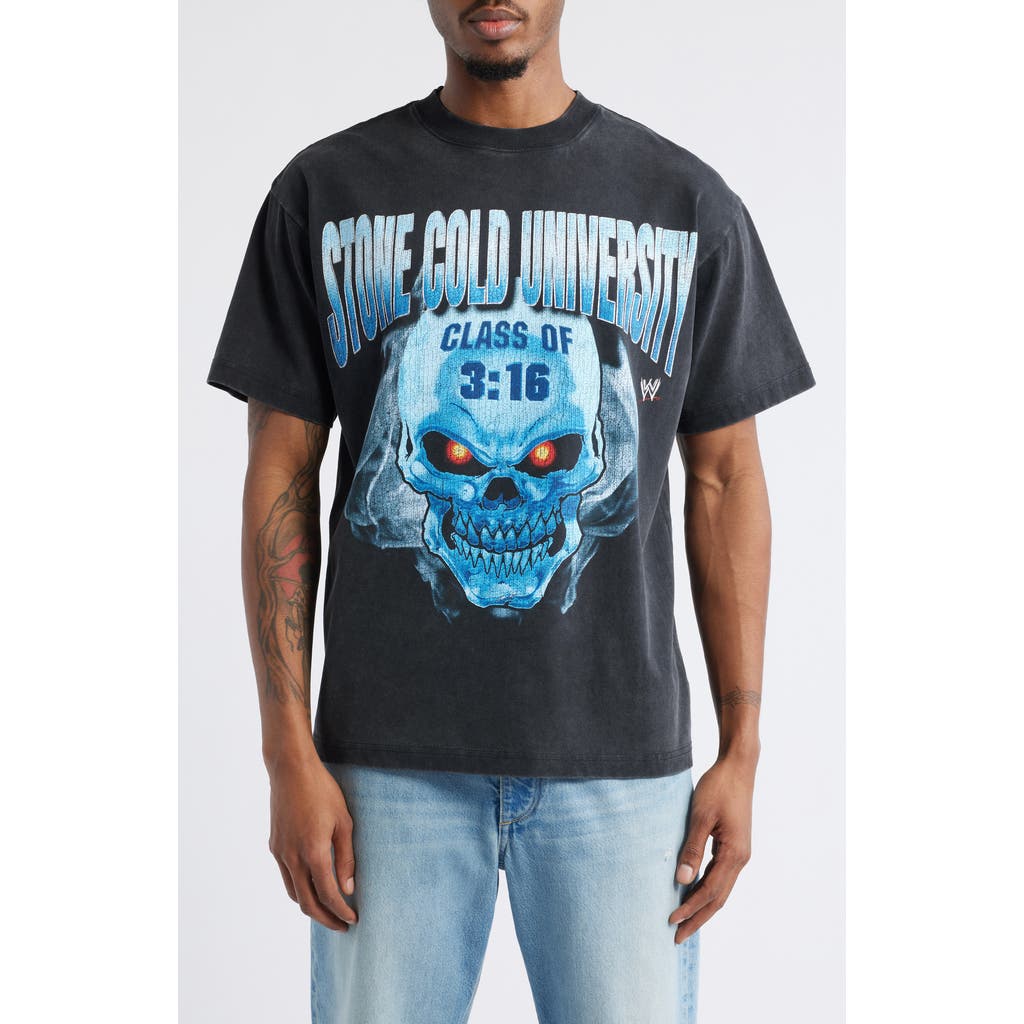 Id Supply Co Stone Cold Class Of 3:16 Graphic T-shirt In Black