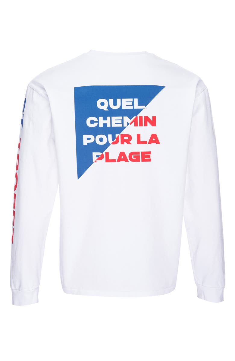 FRAME La Plage Long Sleeve T-Shirt, Alternate, color, 