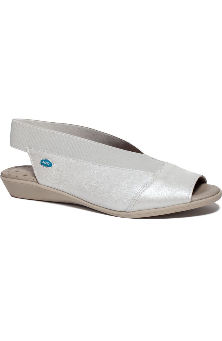 CLOUD Caliber Slingback Peep Toe Sandal, Main, color,